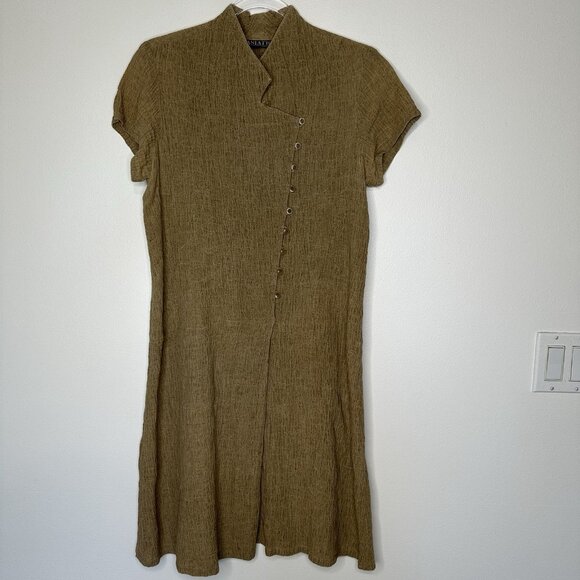 Vintage Asiatica Kansas City 2 Piece Set Dress Jacket Textured Medium - Picture 2 of 13